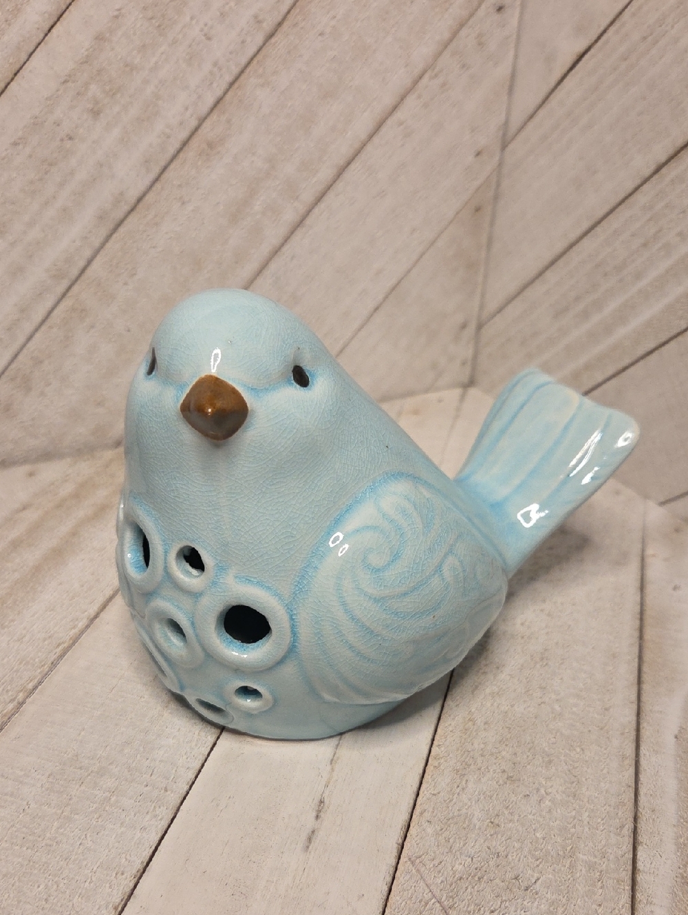 Ceramic Blue Bird Garden Home Decor